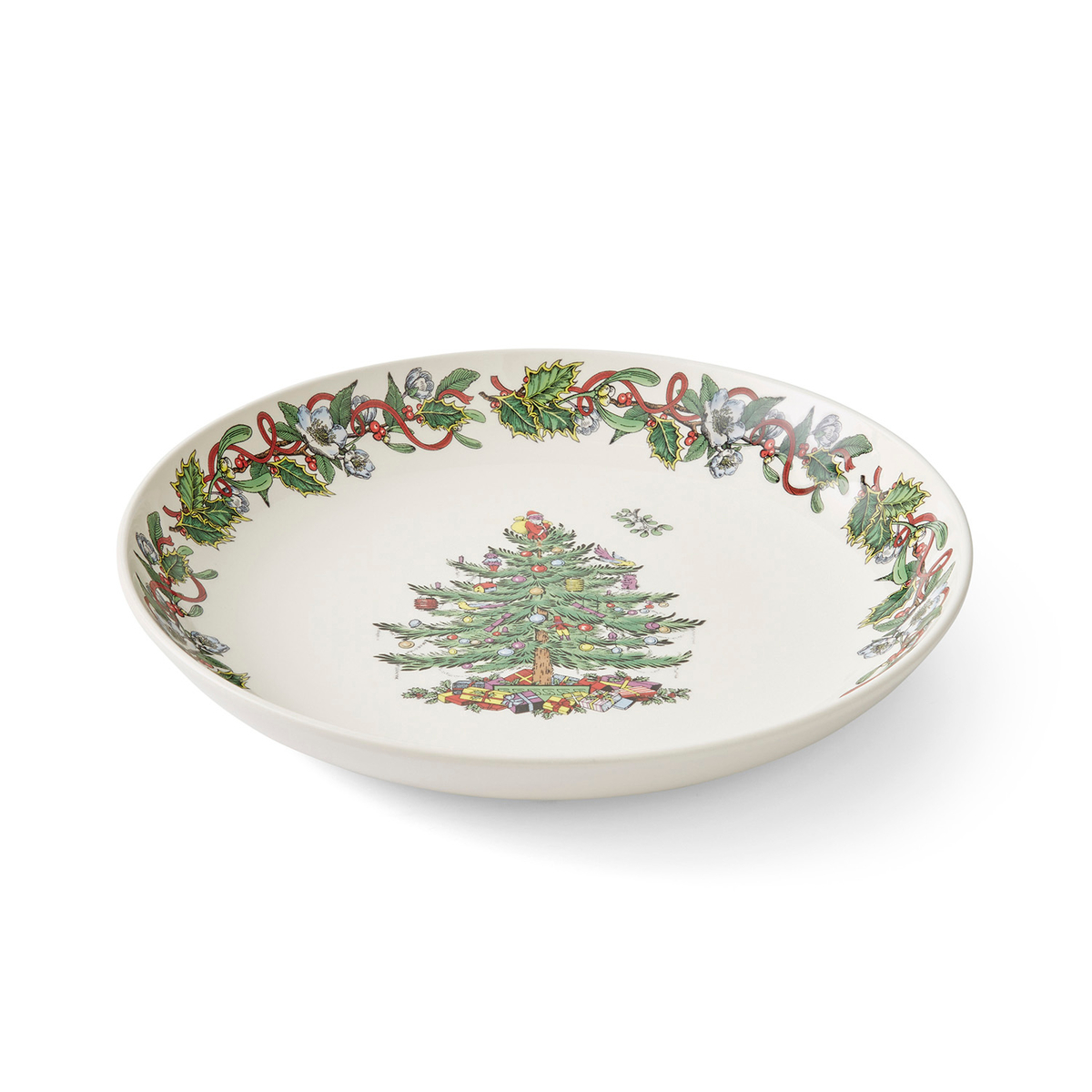 Spode Christmas Tree Wreath Serving Bowl 12" image number null